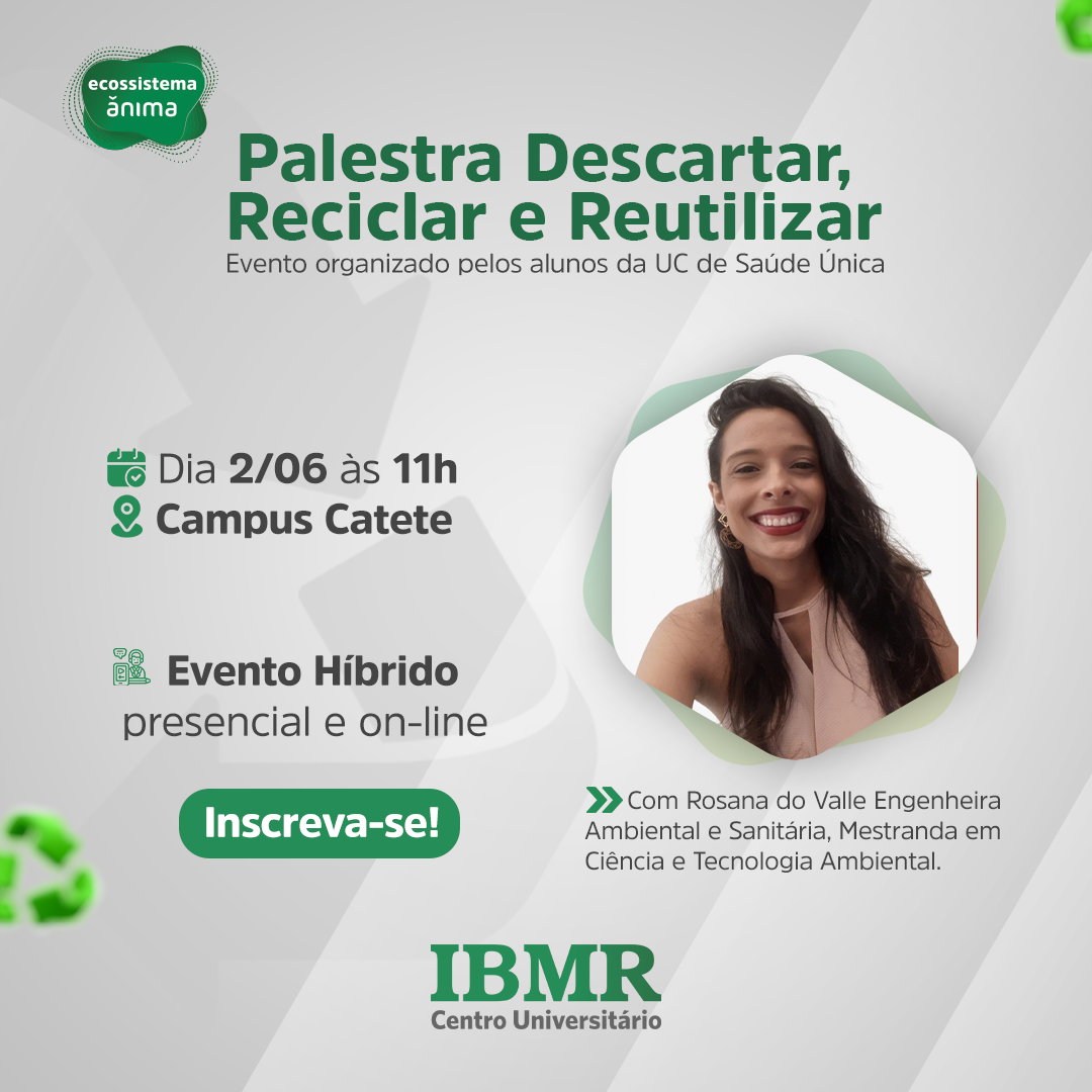 Palestra Descartar, Reciclar e Reutilizar